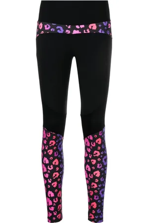 EA7 Leggins con estampado de leopardo
