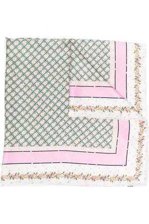 Gunia Project Mascada de seda con estampado gráfico