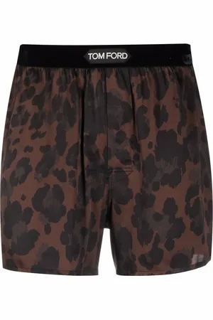 Tom Ford Bóxer con estmpado de leopardo