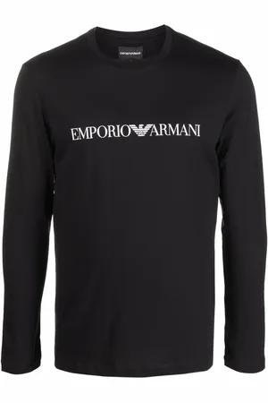 Emporio Armani Playera con logo estampado