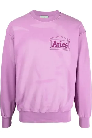 ARIES Sudadera con cuello redondo y logo en el pecho