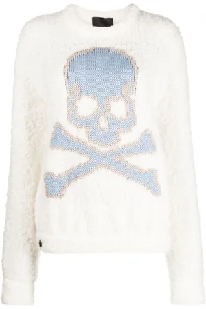 Philipp Plein Suéter tejido Skull Bones