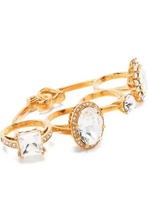 Dolce & Gabbana Anillo Knucklebuster con detalles de cristal