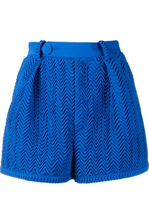 MARCO DE VINCENZO Shorts con diseño plisado ondulado