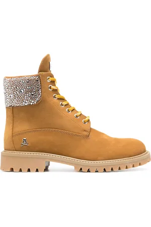 Philipp Plein Botas con detalles de cristal