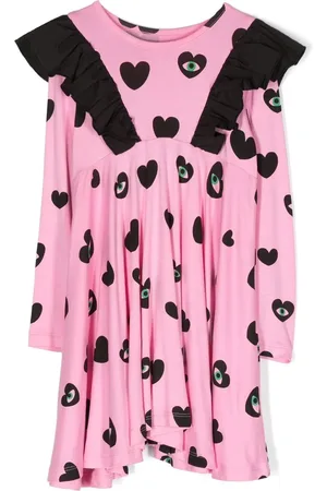 Wauw Capow by Bangbang Vestido con corazones estampados