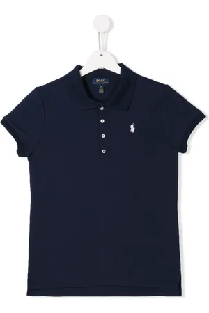 Ralph Lauren Playera tipo polo con logo bordado