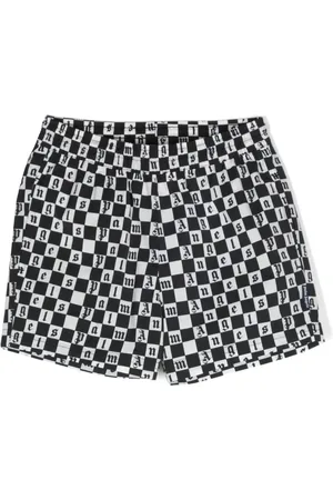Palm Angels Shorts de playa con monograma