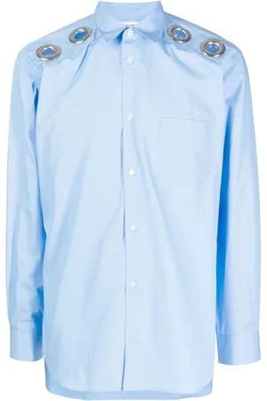 Comme des Garçons Camisa con detalle de anillos