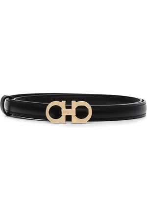 Salvatore Ferragamo Cinturón con placa del logo