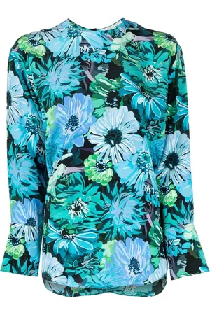 Stella McCartney Blusa de manga larga con estampado floral
