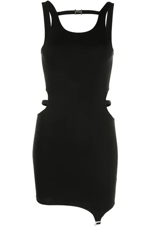 HELIOT EMIL Vestido asimétrico con aberturas
