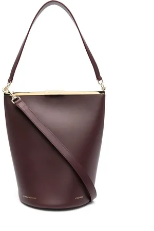 Victoria Beckham Bolsa bucket con logo estampado