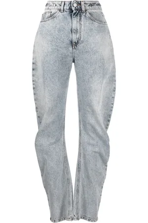 Serafini Jeans tapered con tiro alto