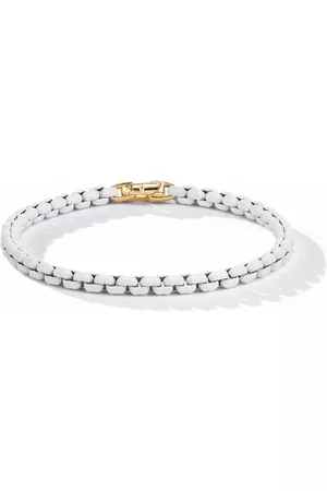 David Yurman Pulsera DY Bel Aire Color Box Chain en oro amarillo de 14kt de 4mm
