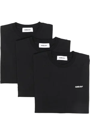 AMBUSH Playera manga corta con logo estampado
