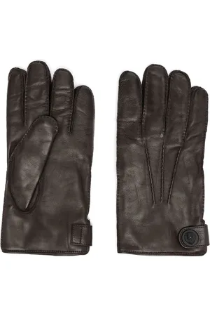 BILLIONAIRE Guantes con logo en relieve y botones