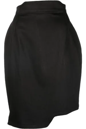 MUGLER Falda lápiz asimétrica