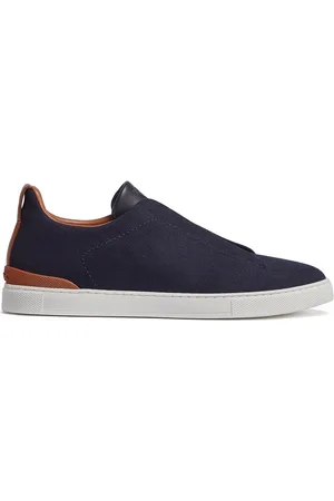Ermenegildo Zegna Tenis bajos con diseño de dos tonos