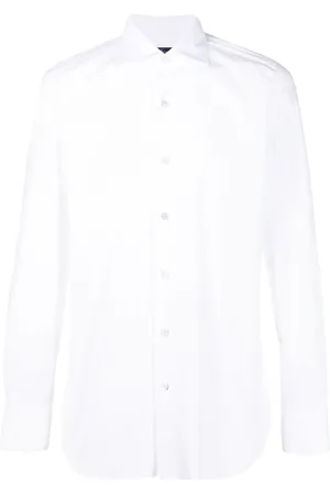 Finamore Camisa slim manga larga