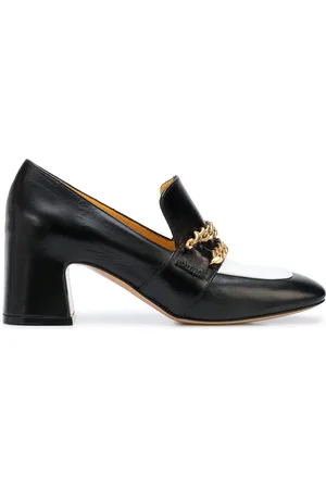 Madison.Maison Mocasines con tacón grueso Perla