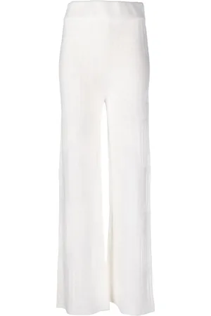 Lanvin Pantalones de cachemira tejidos
