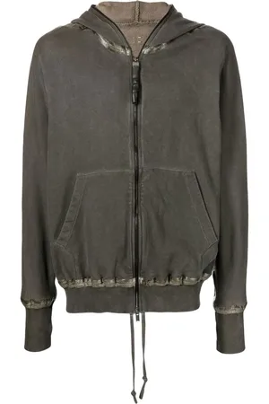 ISAAC SELLAM EXPERIENCE Hoodie con cierre y detalle de cinta