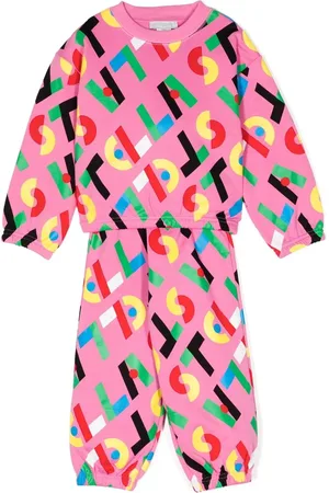 Stella McCartney Traje deportivo con logo estampado