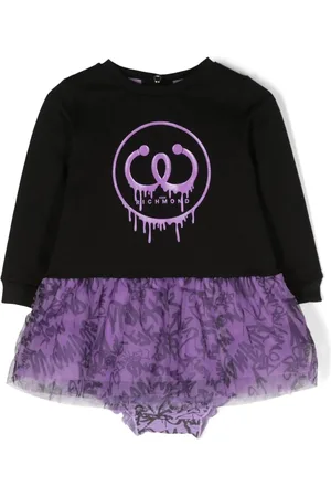 John Richmond Bloomers y playera con estampado de grafiti