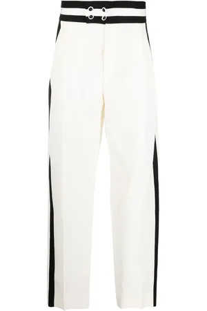 Casablanca Pantalones anchos con detalle de rayas