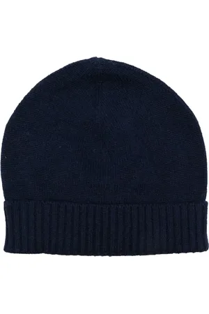LISKA Gorro con dobladillo tejido de canalé