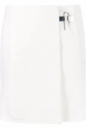 Givenchy Falda asimétrica con diseño de candado
