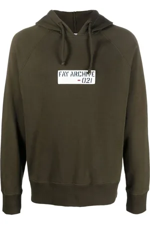 FAY Hoodie con logo estampado