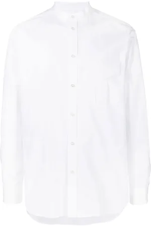 Jil Sander Camisa con cuello mao