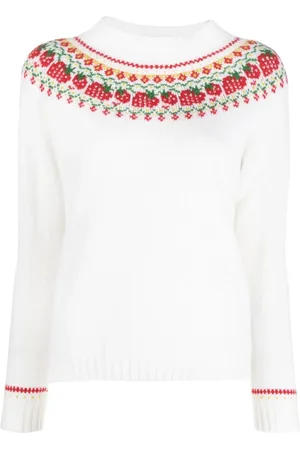 MACKINTOSH Suéter tejido Kelsi con estampado Fair Isle