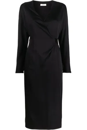 There Was One Vestido midi cruzado