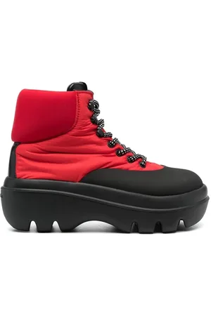 Proenza Schouler Botas con agujetas y diseño color block
