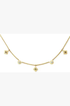 De Beers Collar Talisman en oro amarillo de 18kt con diamantes