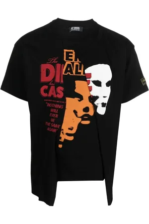 RAF SIMONS Playera con estampado gráfico