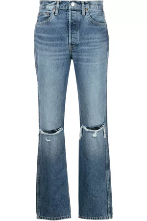 RE/DONE Jeans holgados con tiro alto
