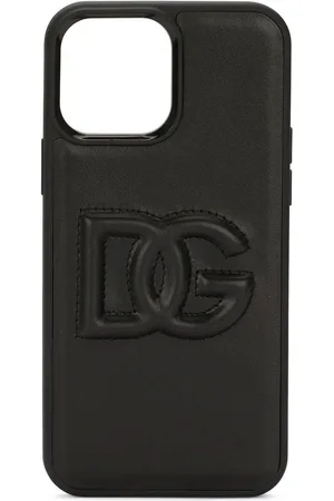 Dolce & Gabbana Funda para iPhone 13 Pro Max con logo DG