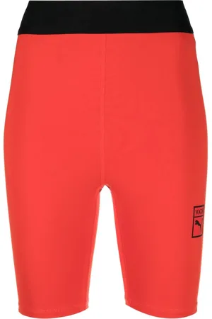 PUMA Shorts de ciclismo con logo estampado