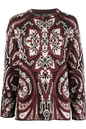 Etro Suéter con motivo en intarsia