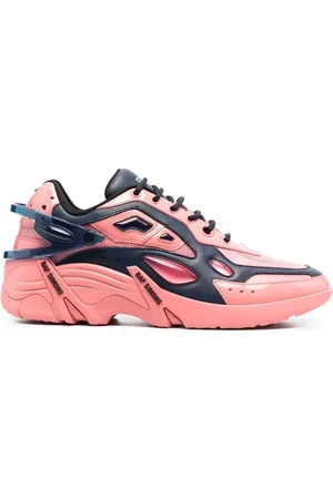 RAF SIMONS Tenis con paneles y agujetas