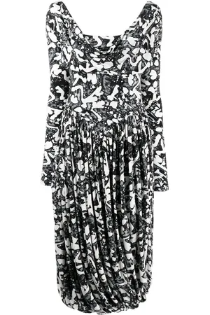 Stella McCartney Vestido con estampado gráfico