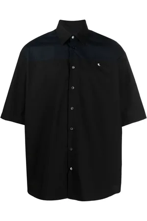 RAF SIMONS Camisa bowling Ghost con eslogan estampado