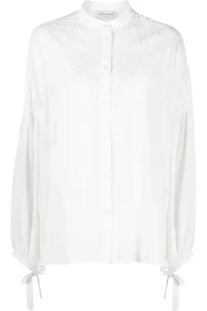 Ermanno Firenze Blusa manga larga con botones