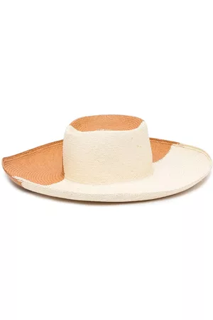 GLADYS TAMEZ MILLINERY Mujer Sombreros - Sombrero fedora con diseño de dos tonos