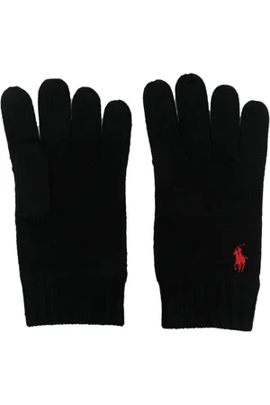 Ralph Lauren Guantes con logo bordado