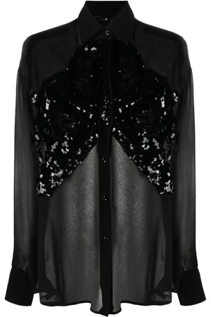 ERMANNO SCERVINO Blusa bordada con lentejuelas